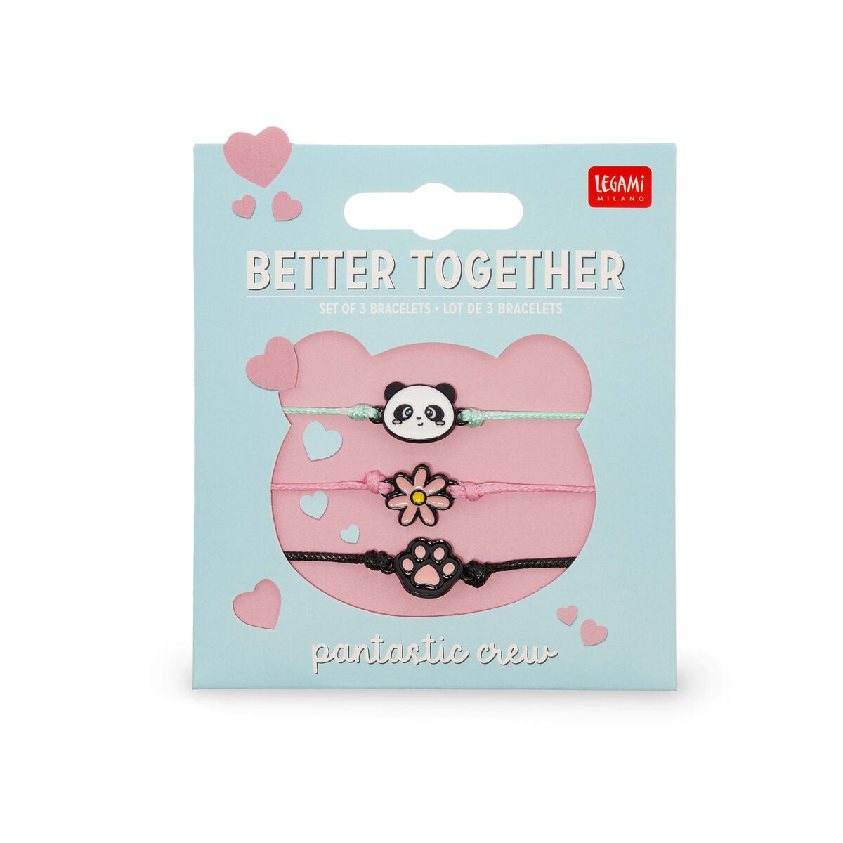 Legami - 3'lü Seti Bracelets - Panda