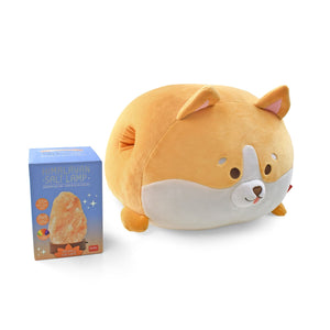 Legami - Corgi Yastık ve Himalayan Salt Lamp Seti