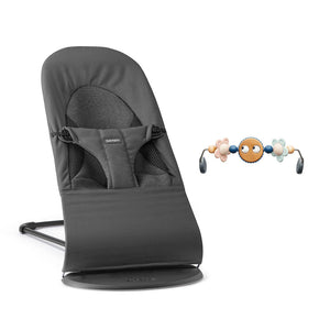 BabyBjörn Balance Soft Tri Fabric - Grey-Baby Bouncers-Googly Eyes Pastel- | Natural Baby Shower
