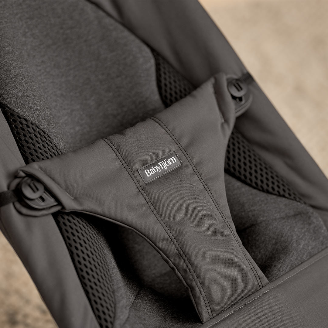 BabyBjörn Balance Soft Tri Fabric - Grey-Baby Bouncers-No Bouncer Toy- | Natural Baby Shower