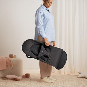 BabyBjörn Balance Soft Tri Fabric - Grey-Baby Bouncers-No Bouncer Toy- | Natural Baby Shower