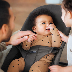 BabyBjörn Balance Soft Tri Fabric - Grey-Baby Bouncers-No Bouncer Toy- | Natural Baby Shower