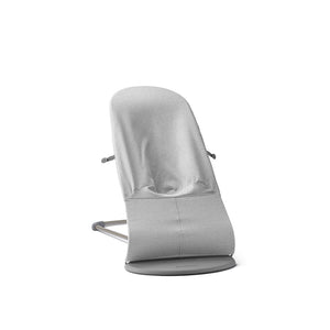 BabyBjörn Bouncer Bliss Woven Mélange - Light Grey-Baby Bouncers-No Bouncer Toy- | Natural Baby Shower