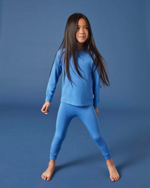 Roarsome - Bambus-Baselayer - Ozeanblau