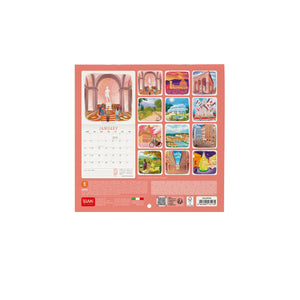 Legami - Firenze 2027 Wall Takvim - 18 x 18 cm