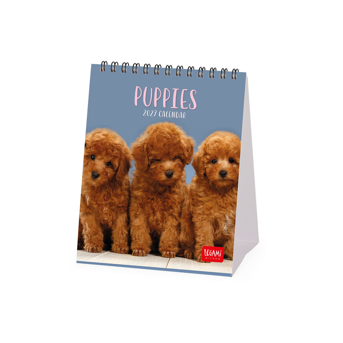 Legami - Puppies 2027 Desk Takvim - 12 x 14,5 cm