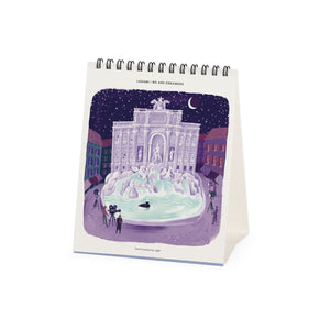 Legami - Rome 2027 Desk Takvim - 12 x 14.5 cm