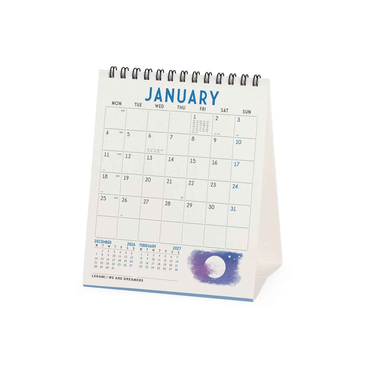 Legami - Milano 2027 Desk Takvim - 12 x 14.5 cm