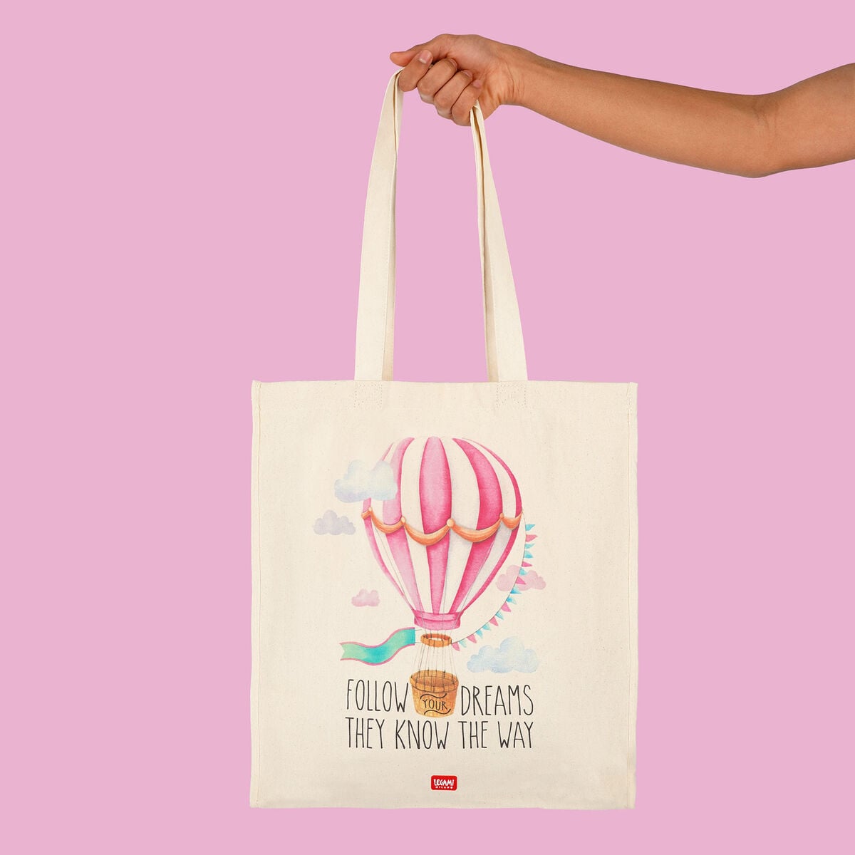 Legami - Cotton Tote Çanta - Hot Air Balloon
