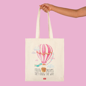 Legami - Cotton Tote Çanta - Hot Air Balloon
