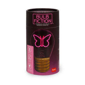 Legami - Dekoratif Lightbulb-Shaped Table Lamp - Butterfly - Bulb Fiction