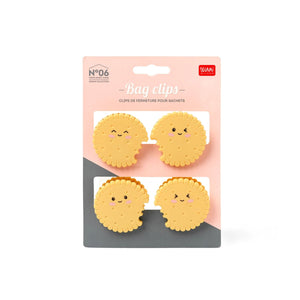 Legami - 4'lü Seti Çanta Clips - Cookie