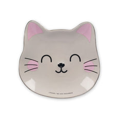 Legami - Hand-Decorated Ceramic Trinket Dish - Kitty - Rings & Things