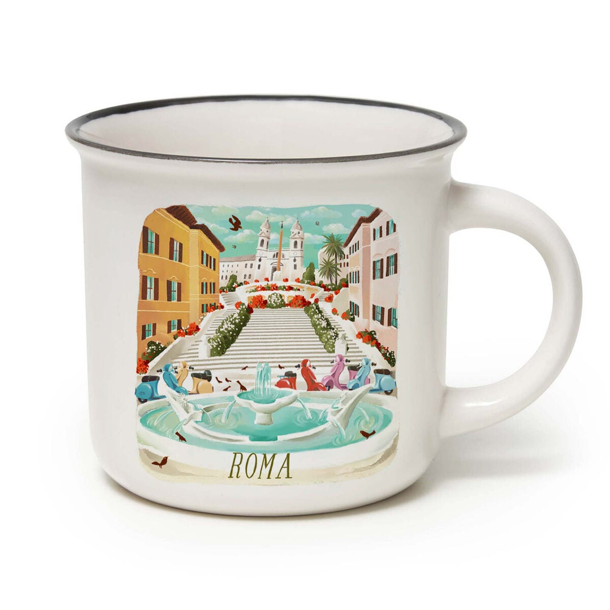 Legami - Porcelain Kupa - Roma - Cup-Puccino
