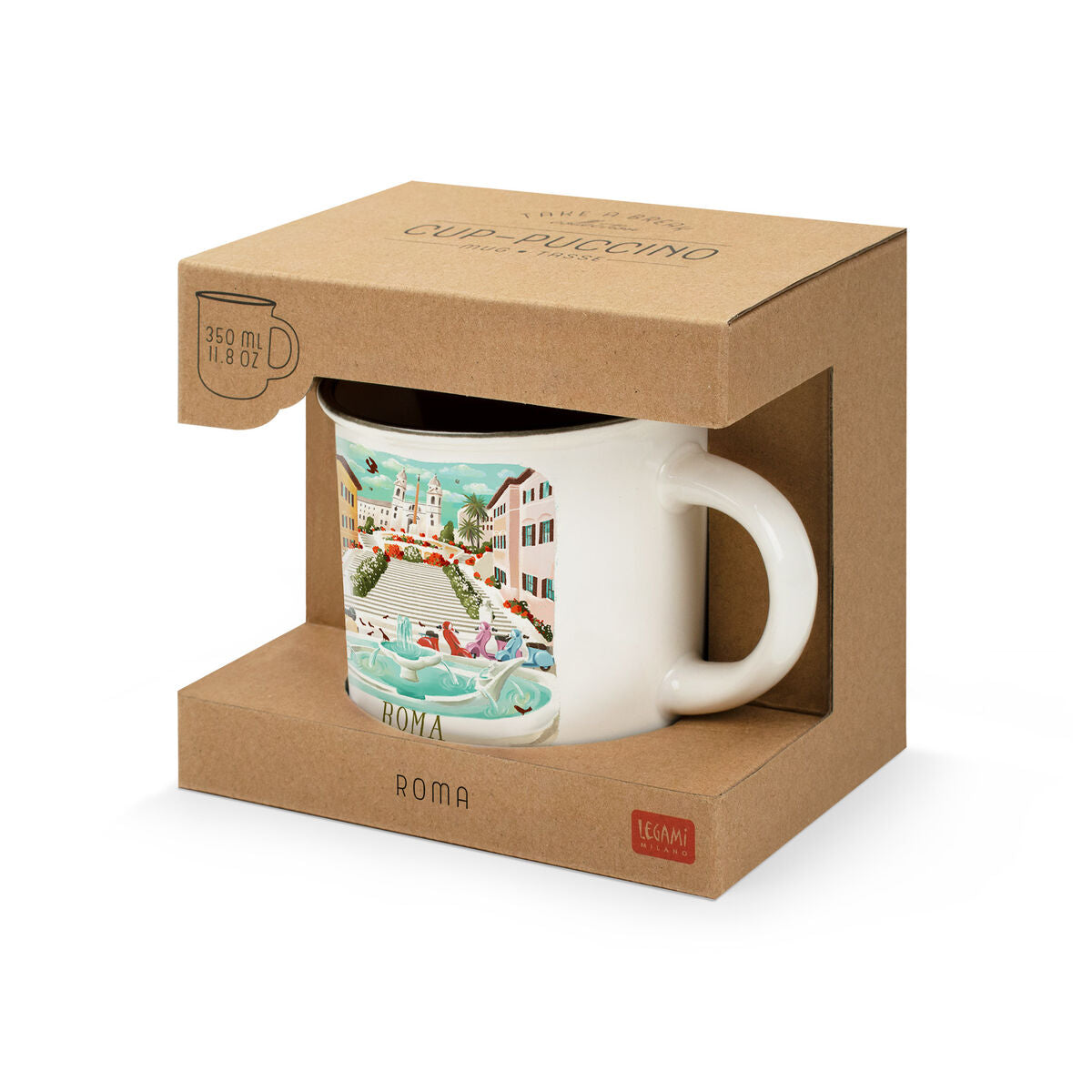 Legami - Porcelain Kupa - Roma - Cup-Puccino