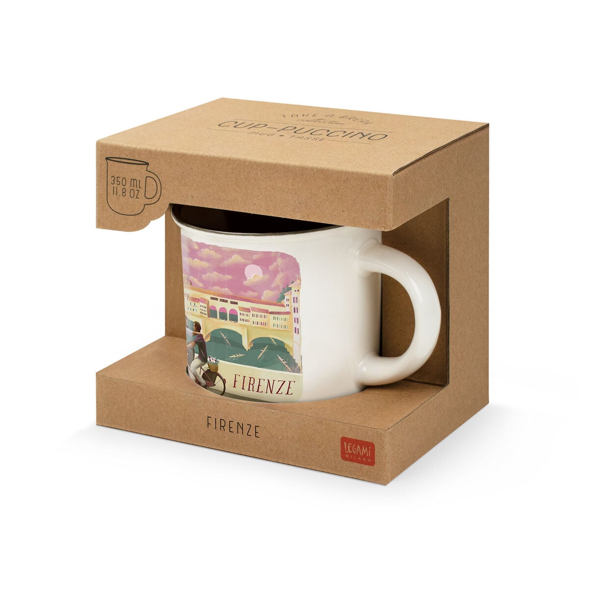 Legami - Porcelain Kupa - Firenze - Cup-Puccino