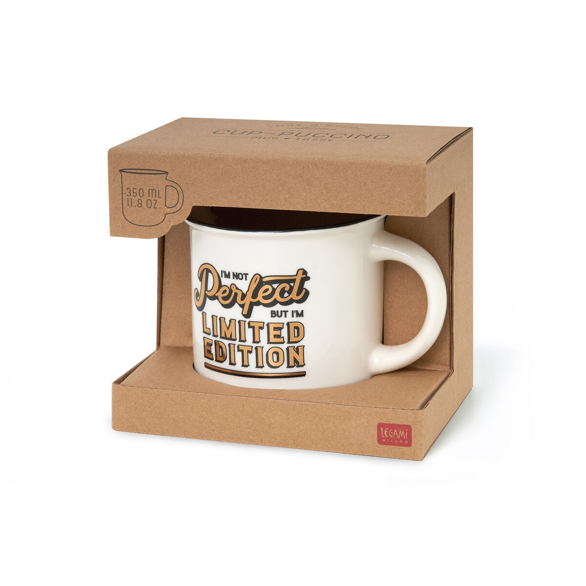 Legami - New Bone China Porcelain Kupa ile Limited Edition-Themed Illustration. 350 ml capacity. ideal Gi