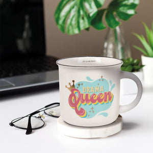 Legami - New Bone China Porcelain Kupa ile Drama Queen-Themed Illustration