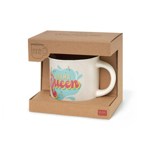 Legami - New Bone China Porcelain Kupa ile Drama Queen-Themed Illustration