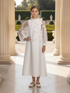 Dress & Fleur Girls Occasion Dress in Ivory