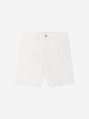 DL1961 Boys Striped Jacob Chino Shorts in Blue