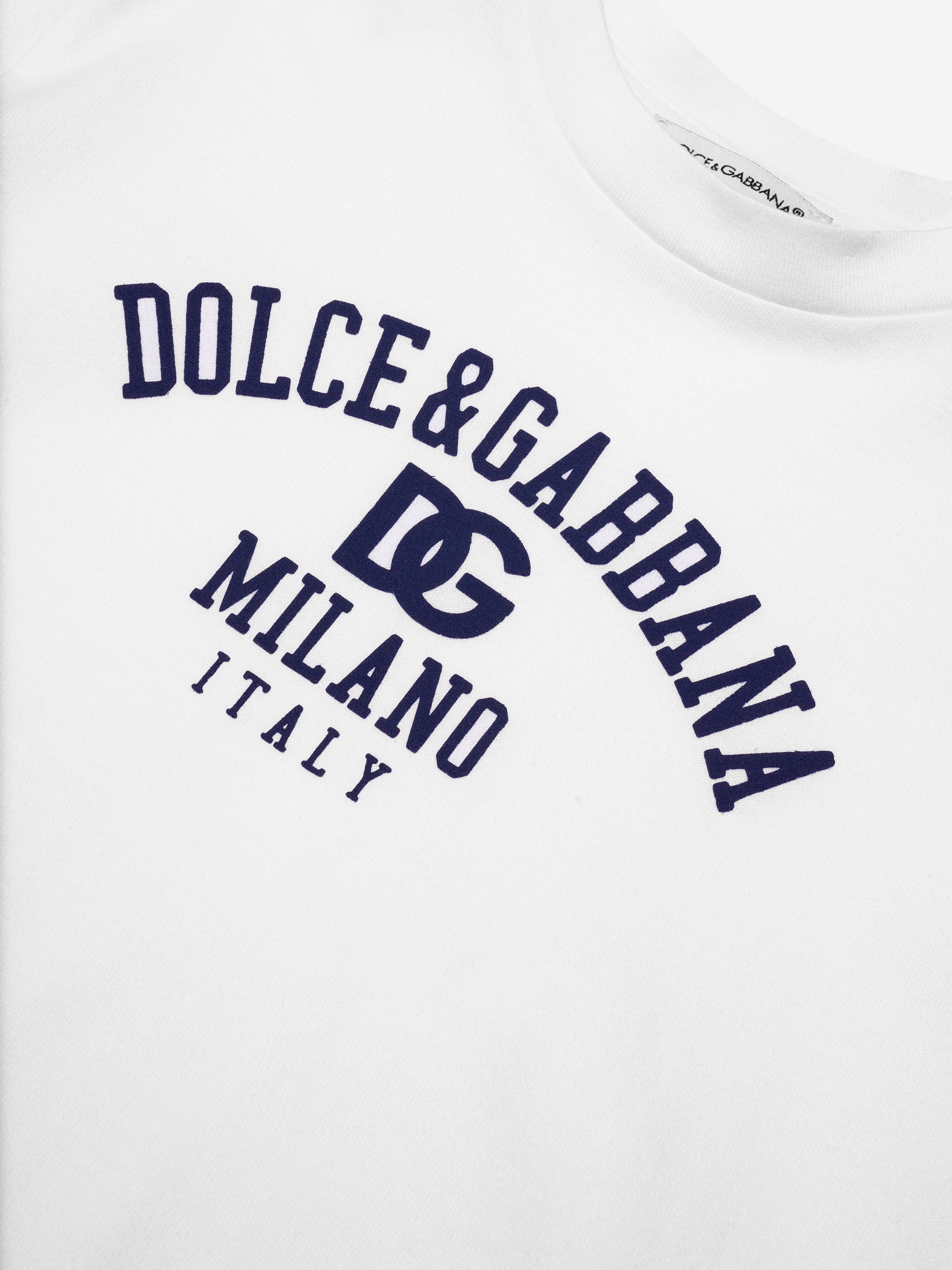 Dolce & Gabbana Baby Logo T-Shirt in White
