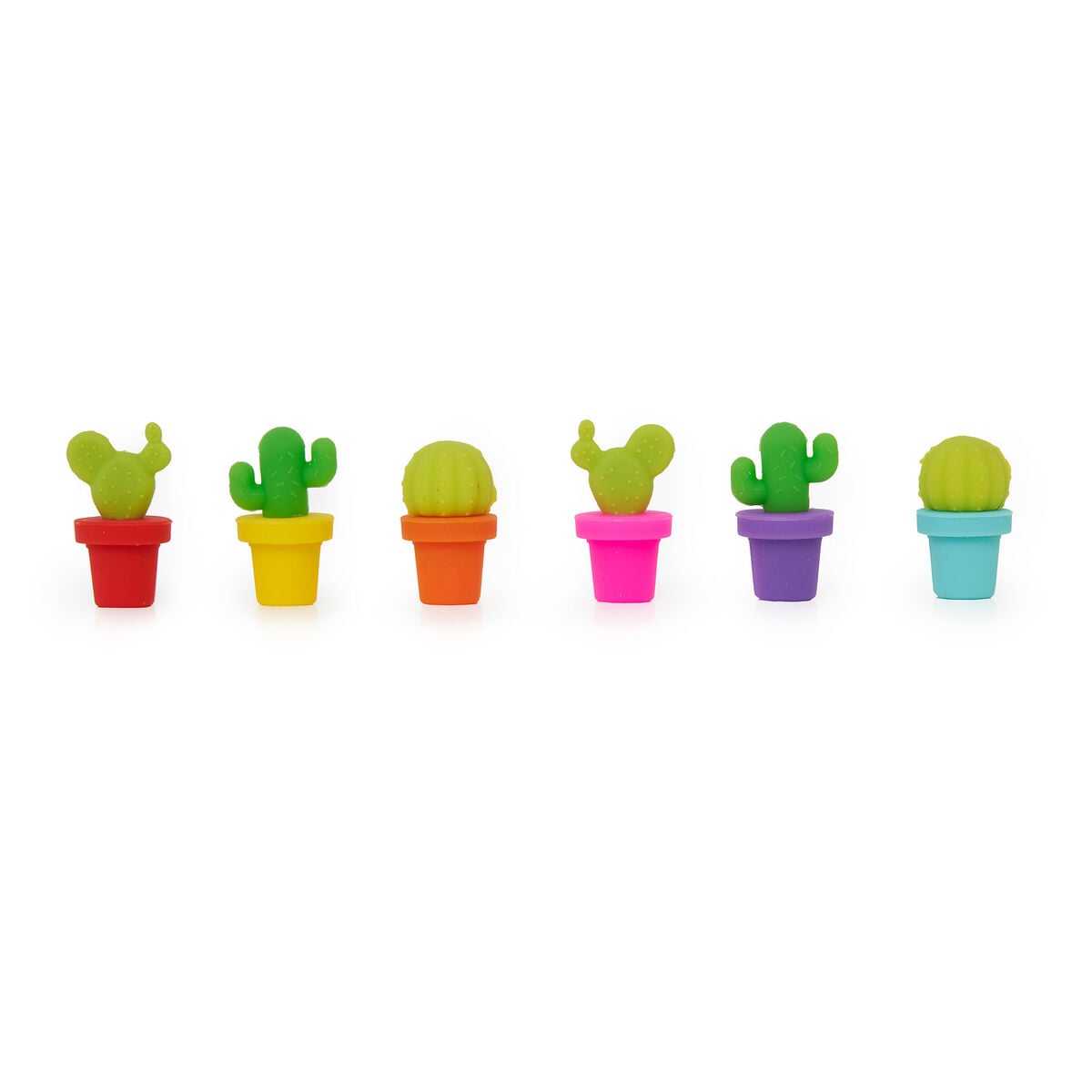 Legami - Seti 6 Drink Markers - Cactus Multicolour - Fiesta!