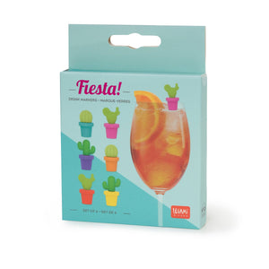 Legami - Seti 6 Drink Markers - Cactus Multicolour - Fiesta!