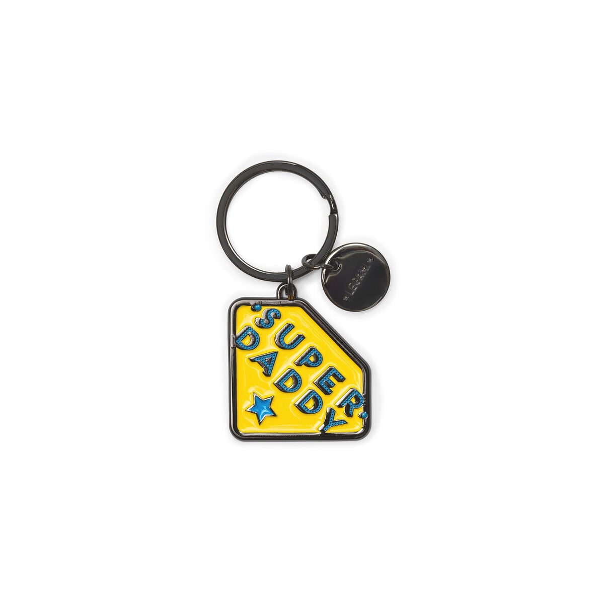 Legami - Enamel Key Chain - Süper Daddy - What a Anahtarlık!