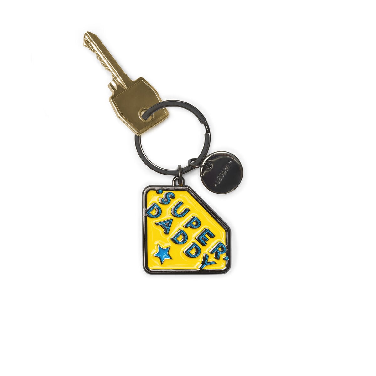 Legami - Enamel Key Chain - Süper Daddy - What a Anahtarlık!