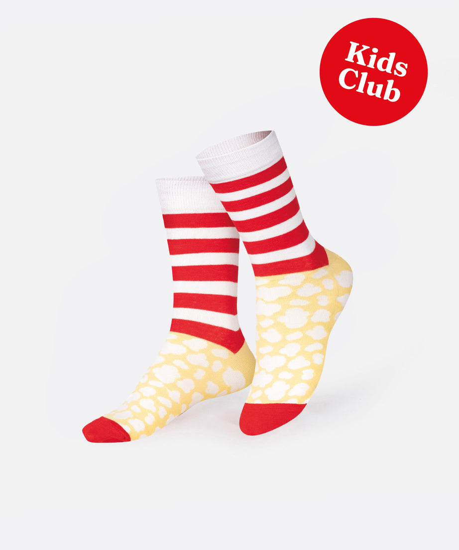 Eat My Socks - Çocuk Patlamış Mısır Çorap-Dinossi