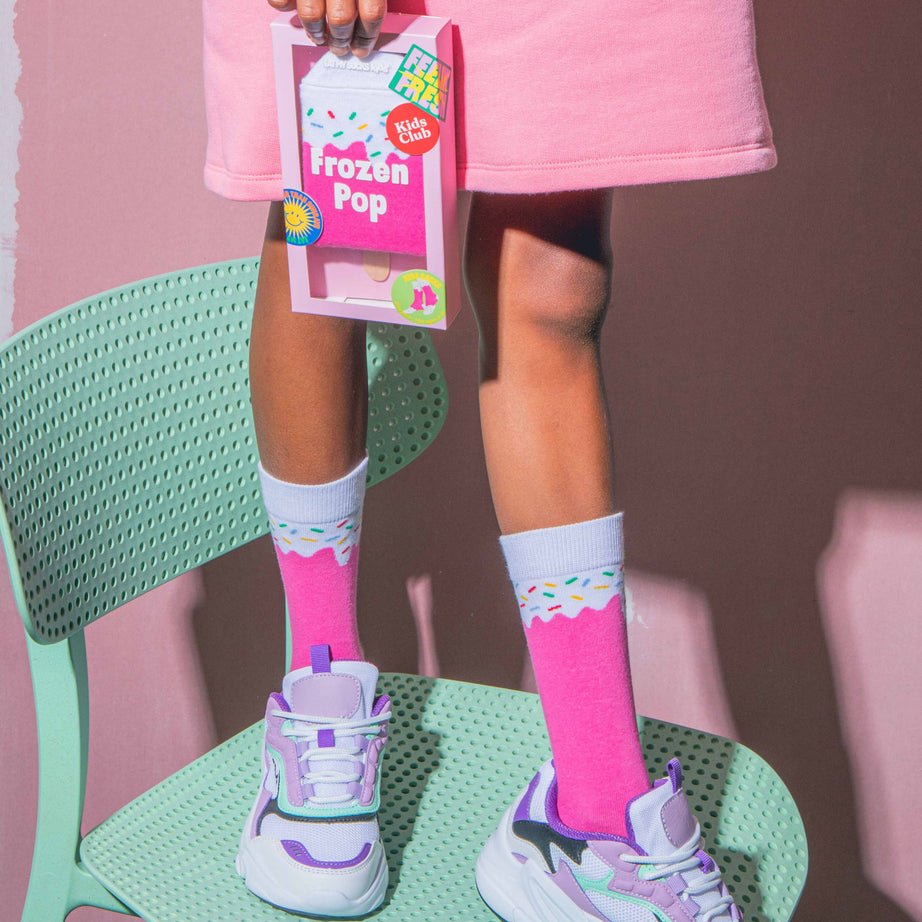 Eat My Socks - Çocuk Frozen Pop Çorap-Dinossi