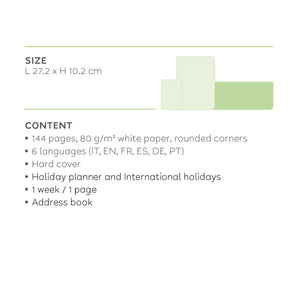 Legami - 12-Month Desk Planner 2027 - Kitty