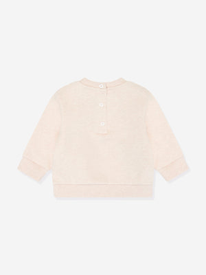 Etro Baby Girls Floral Sweatshirt in Beige