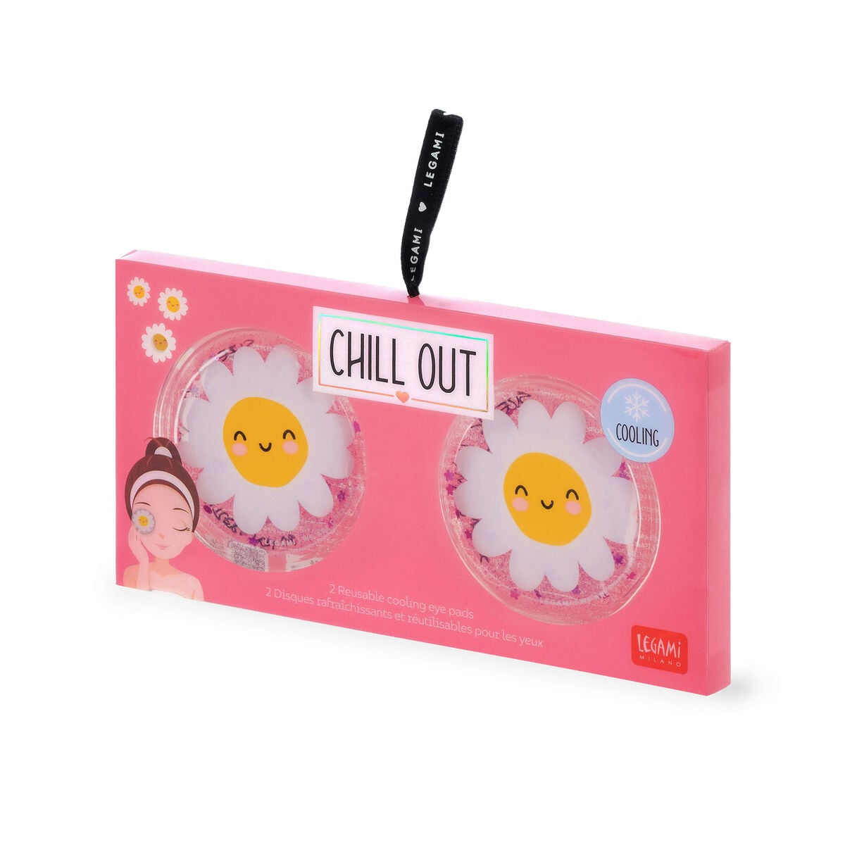 Legami - Daisy Reusable Cooling Eye Pads - Chill Out