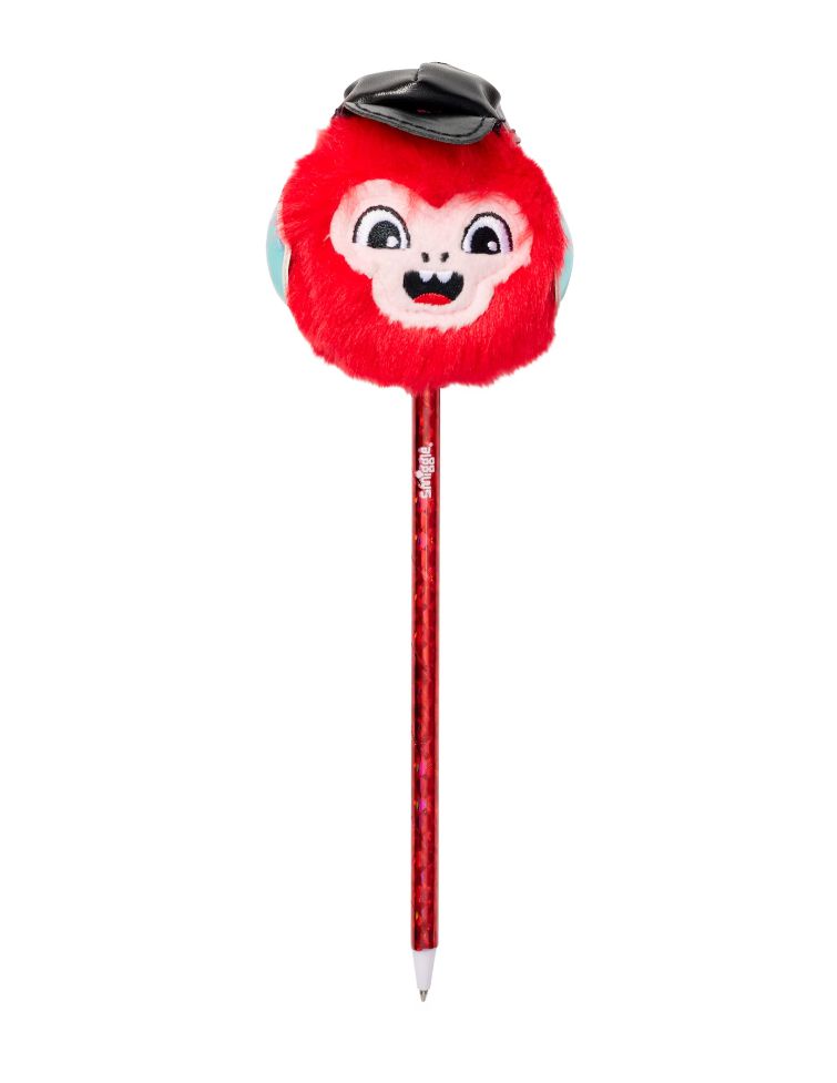 Smiggle - Besties Peluş Tükenmez Kalem-Dinossi