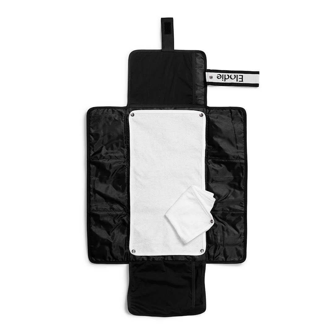 Elodie Details Portable Changing Pad - Off Black-Travel Changing Mats- | Natural Baby Shower