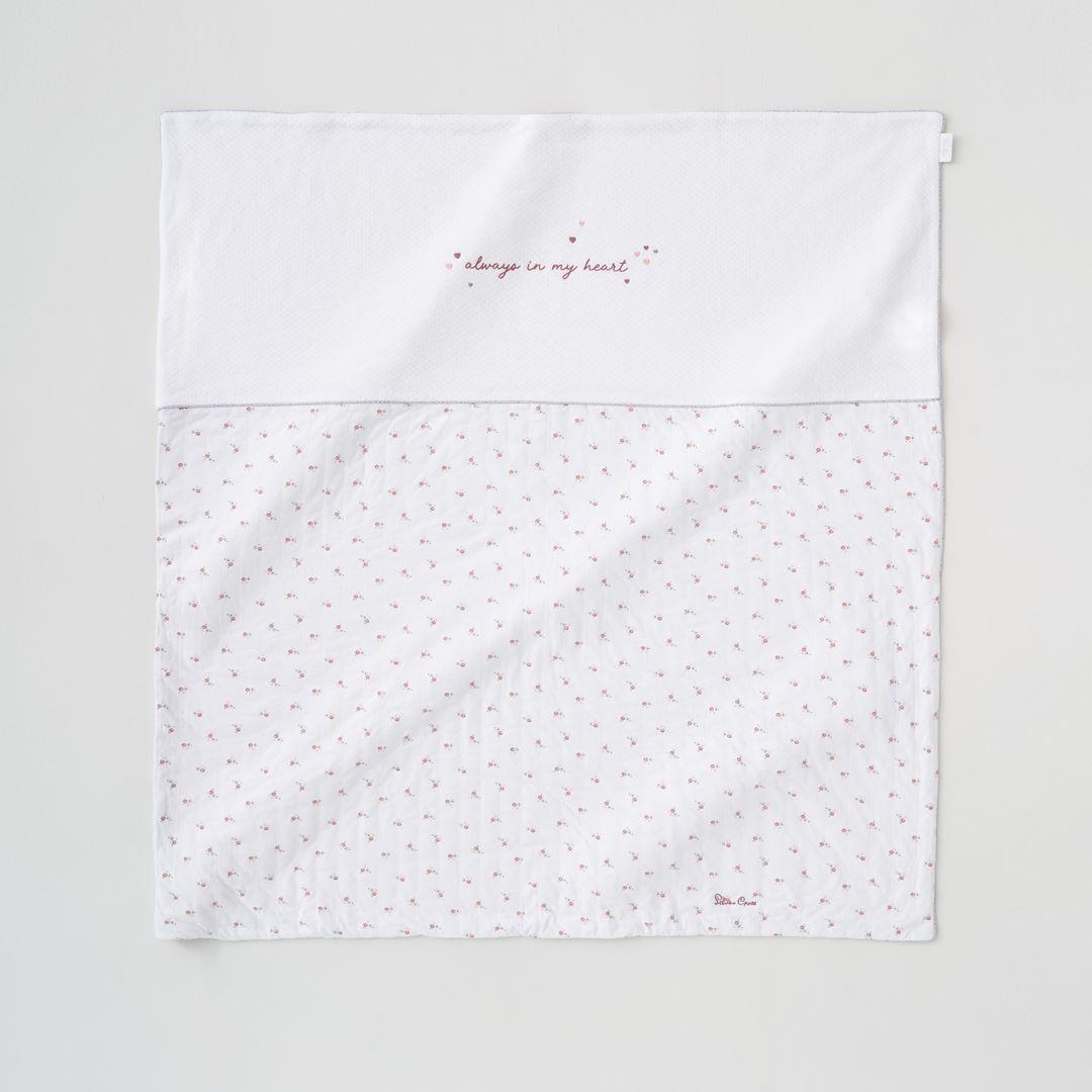 Silver Cross Jersey Coverlet - Floral - 2 Tog-Blankets- | Natural Baby Shower