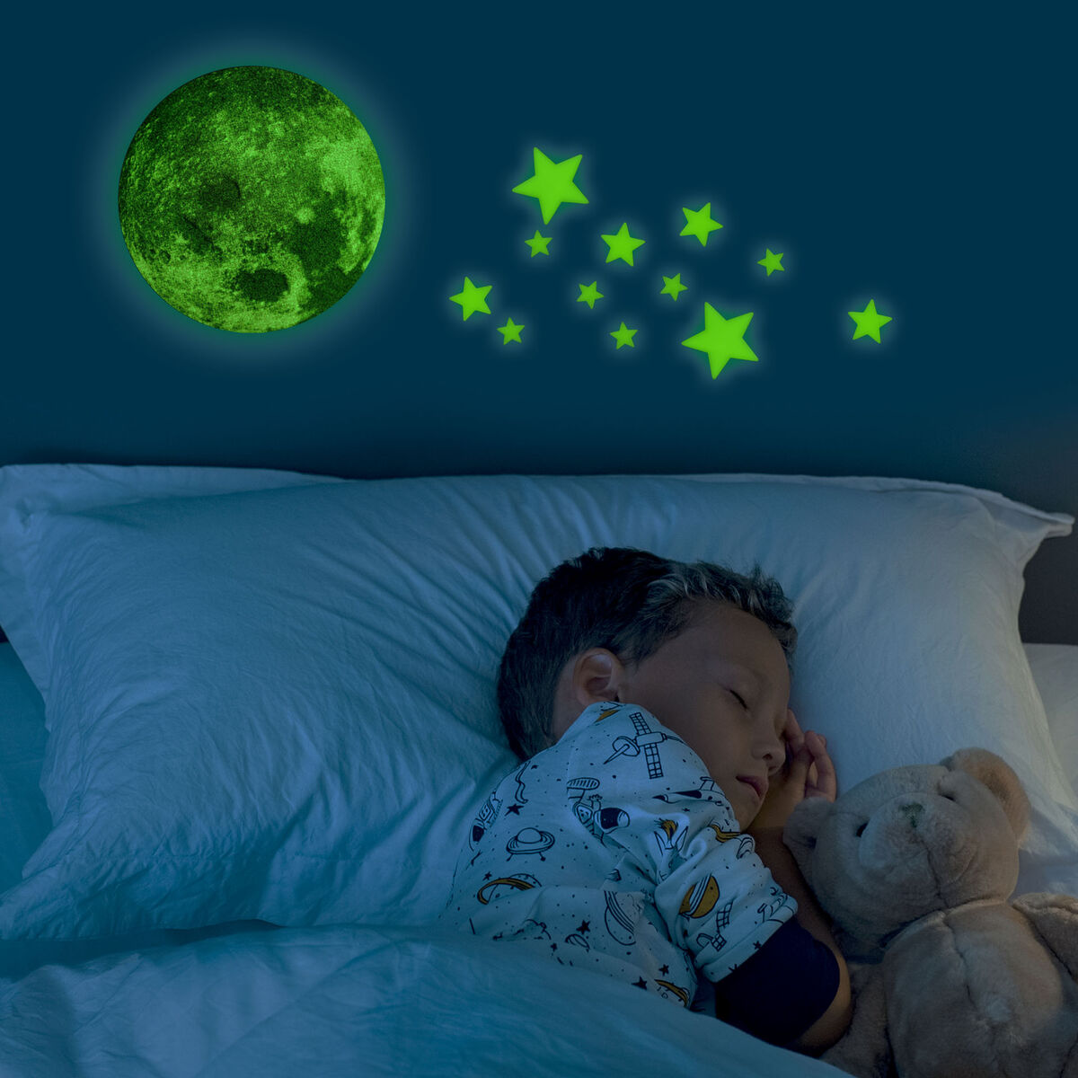 Legami - Yapışkanlı Glow-in--Dark Moon - Süper Moon