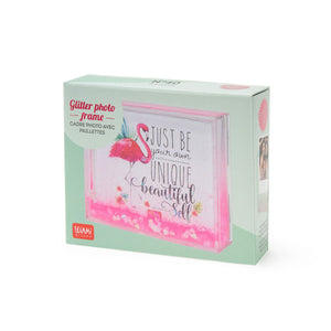 Legami - Glitter Photo Frame - Pink Flamingo