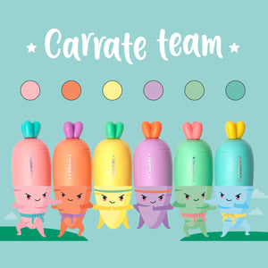 Legami - Seti 6 Mini Highlighters - Carrate Team