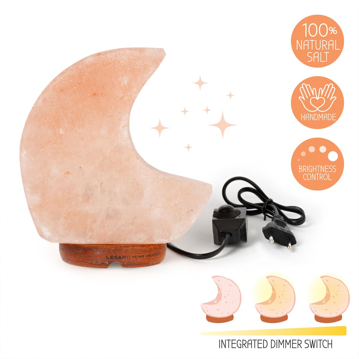 Legami - Himalayan Salt Lamp - Moon