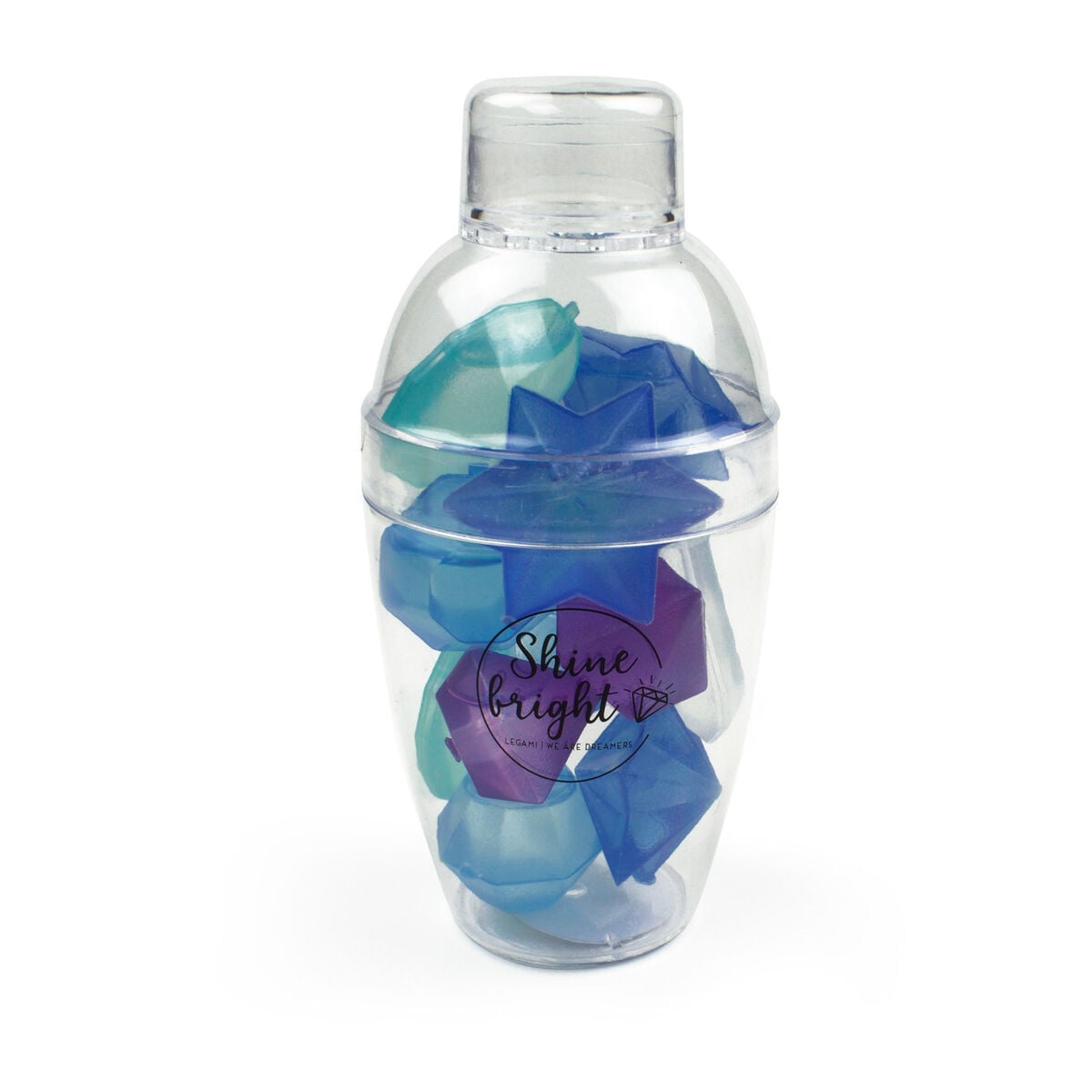 Legami - Reusable Ice Cubes - Multicolour Diamonds