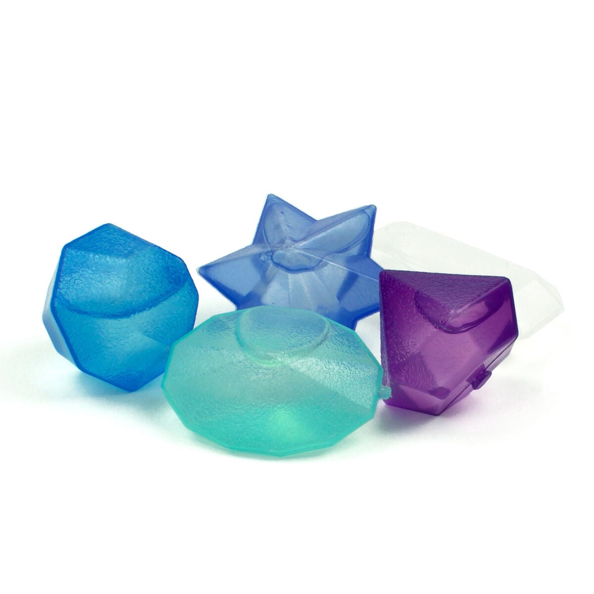 Legami - Reusable Ice Cubes - Multicolour Diamonds