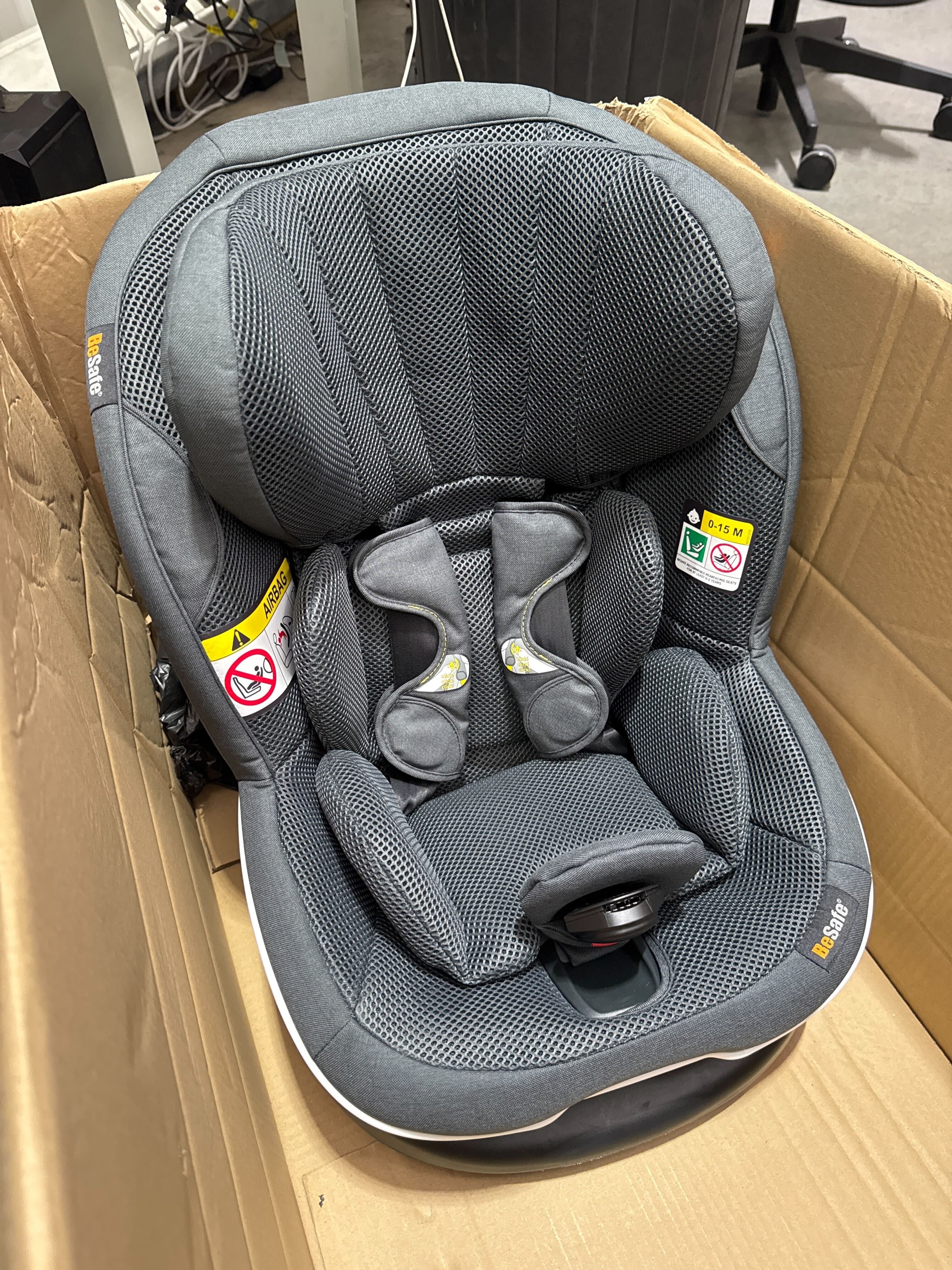 Outlet - BeSafe iZi Modular A X1 i-Size Car Seat - Anthracite Mesh-Car Seats- | Natural Baby Shower