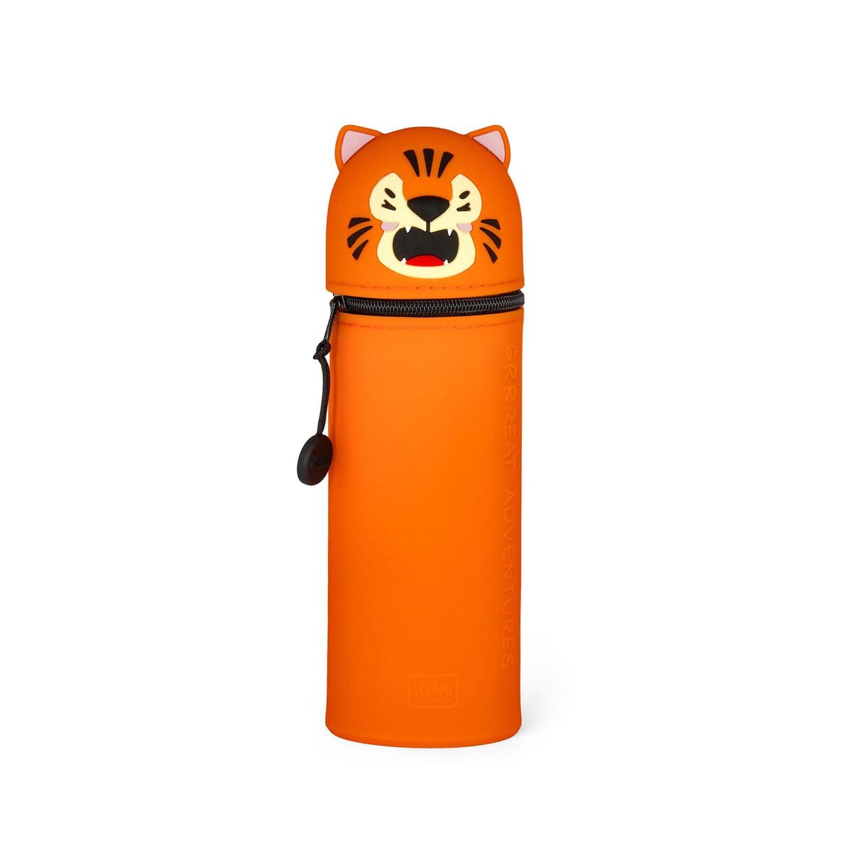 Legami - Tiger "Grrreat Adventures" 2-in-1 Silicone Kalem Kutu - Kawaii