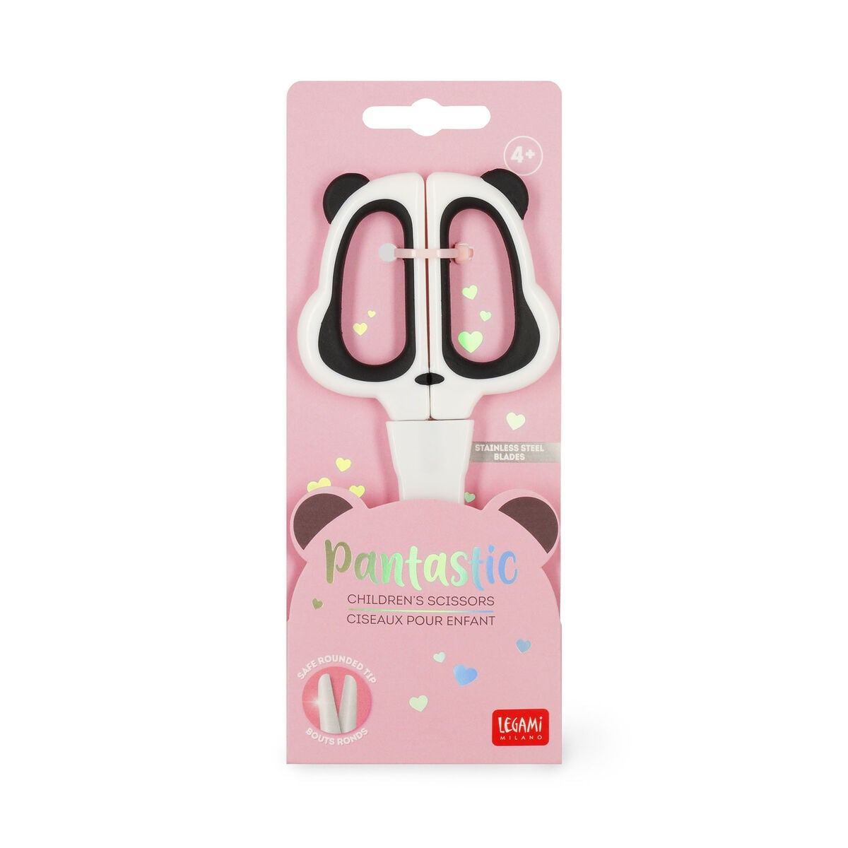 Legami - Panda Scissors ile Rounded Tips Çocuklar İçin - Pantastic