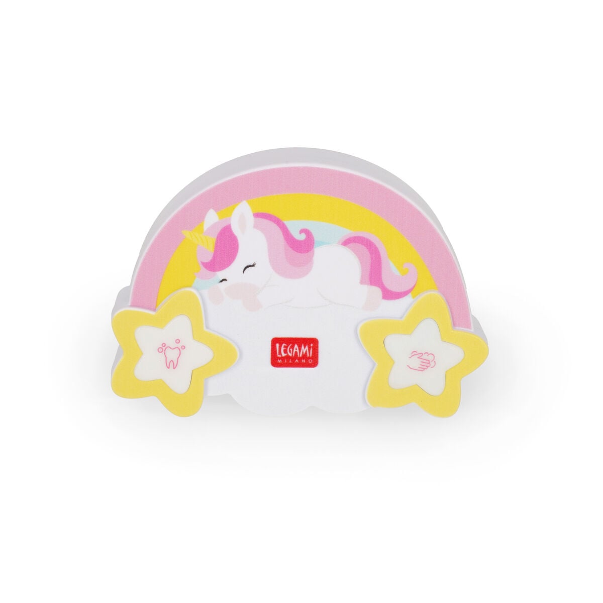 Legami - 2-in-1 Timer Washing Hands ve Brushing Teeth - Tek Boynuzlu At - Hands ve Teeth Timer