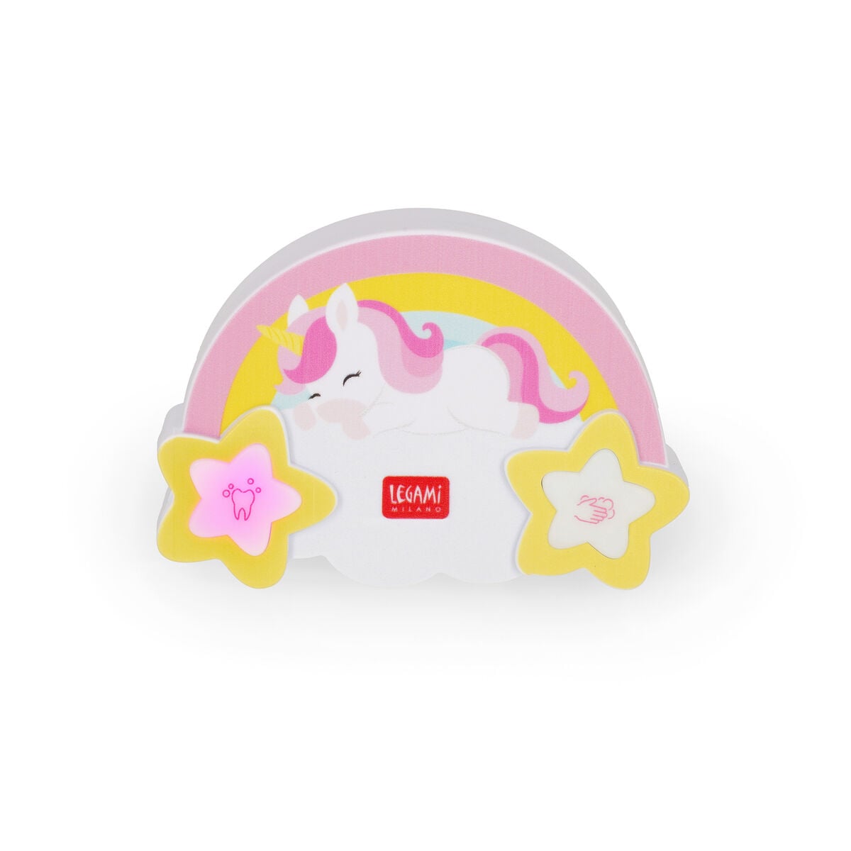 Legami - 2-in-1 Timer Washing Hands ve Brushing Teeth - Tek Boynuzlu At - Hands ve Teeth Timer