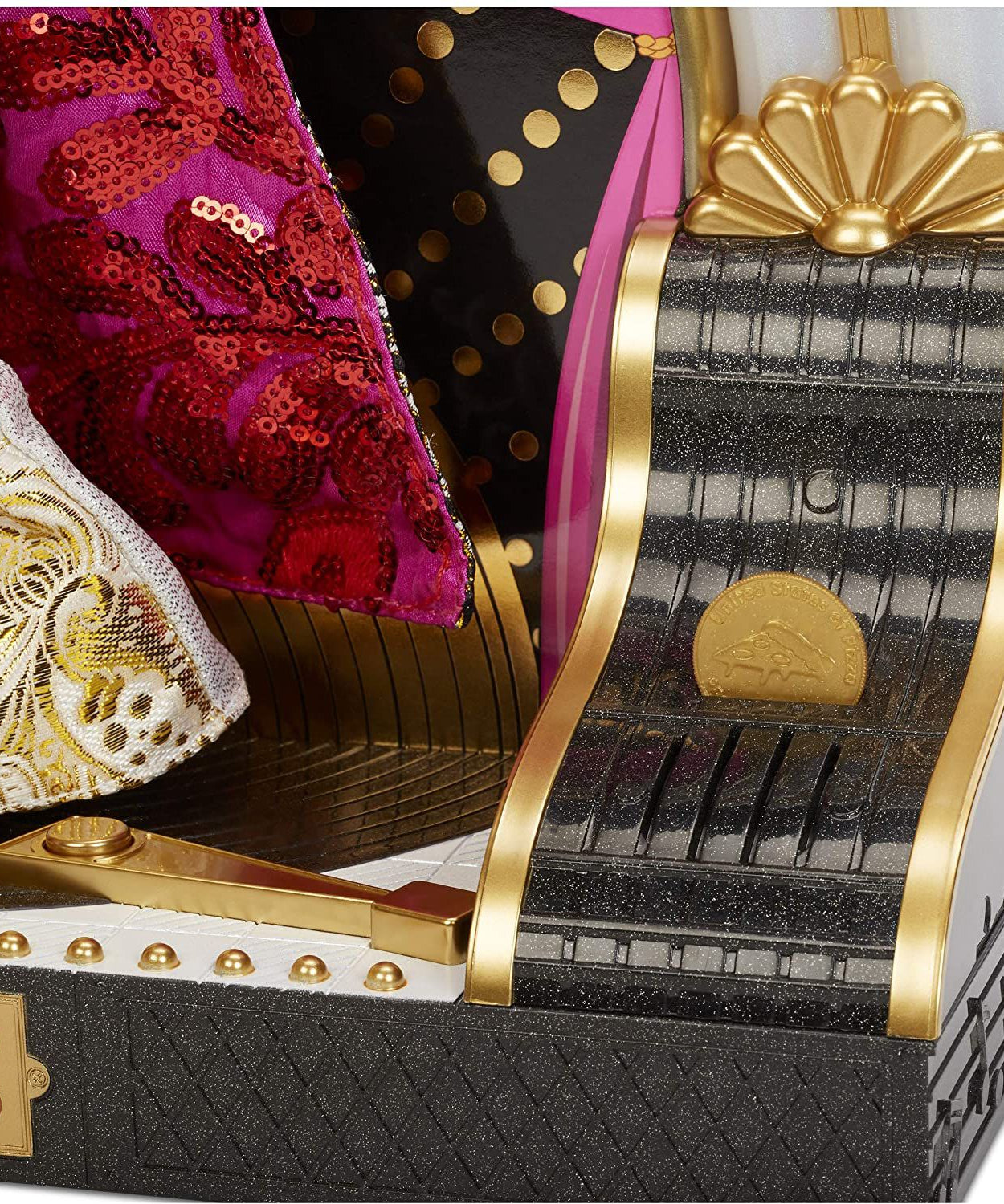 LOL Omg - Remix Jukebox BB Müzik Kutulu Işıklı ve Sesli Özel Koleksiyon Bebeği-Dinossi